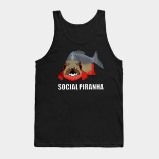 Social Piranha Tank Top